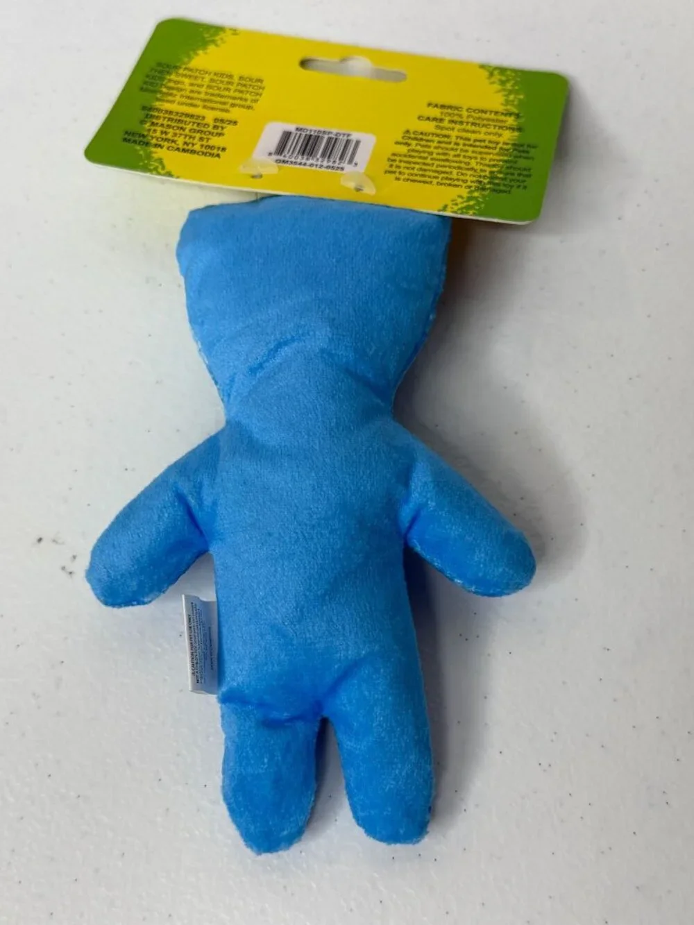 Sour Patch Kids Blue Plush Dog Toy Candy Character Pet Toy New